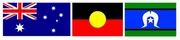 Australian, Aboriginal and Torres Strait Islander flags